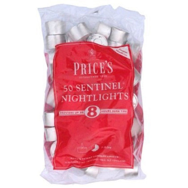 2 X Prices Patent Candles Sentinel Nightlights Bag, Pack of 50