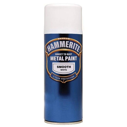 Hammerite Smooth Finish Aerosol White 400ml