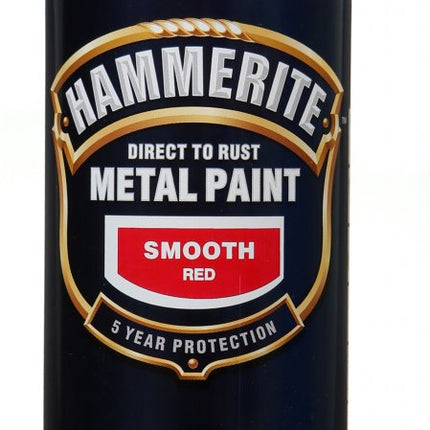 Hammerite Metal Paint Smooth Red 400ml Aerosol