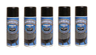5x BBQ Spray Paint Matt Black 400ml Aerosol
