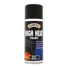 Hammerite Hi-Heat Paint Matt Black 400ml Aerosol (621487)