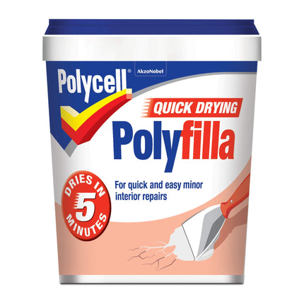 Polycell Multi-Purpose Quick Drying Polyfilla Tub, 1 Kg