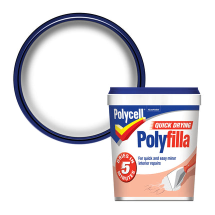 Polycell Multi-Purpose Quick Drying Polyfilla Tub, 1 Kg