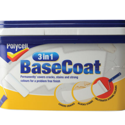 Polycell 3IN1BC25L 2.5L 3-in-1 Basecoat