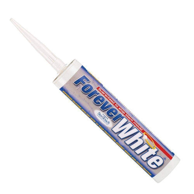 12x Everbuild FOREVER CLEAR SILICONE SEALANT Sealants Professional Sealants - 310ml
