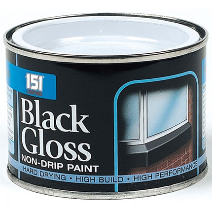151 Gloss Non-Drip Paint 180ml Black