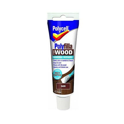 Polycell Polyfilla Wood General Repair Dark Tube 75gm