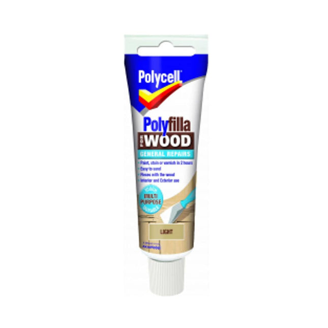 Polycell Polyfilla Wood General Repair Light Tube 75gm