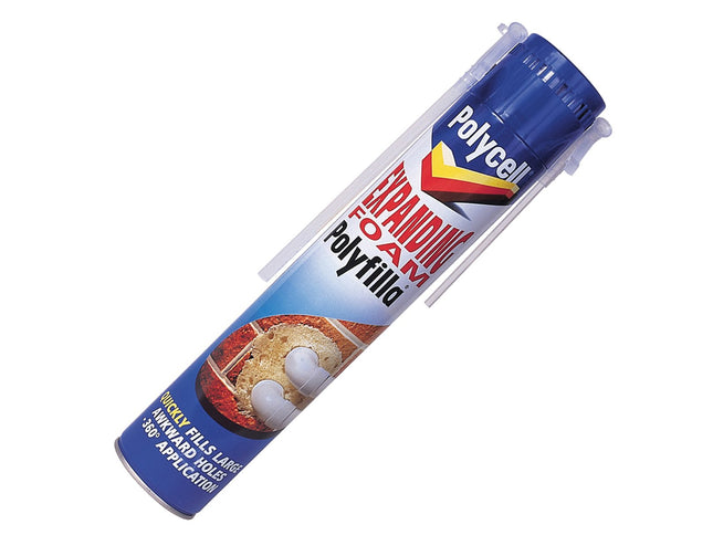 Polycell Expanding Foam Polyfilla, 825 ml
