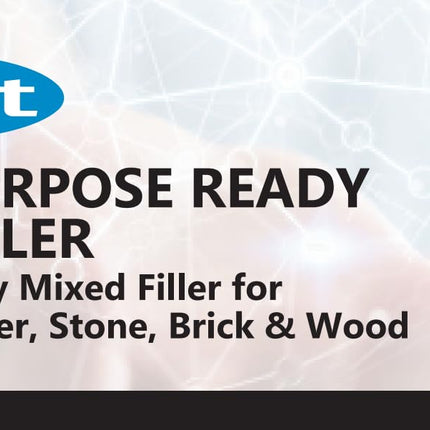 Bond It Multi-Purpose Ready Mixed Filler – 3x 750g | Crack-Resistant Wall & Wood Filler for Interior & Exterior Use | Smooth Finish – Paintable & Sandable | Repairs Plaster – Brick – Stone & Wood