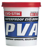 4 x 1 Litre Evo-Stik Waterproof PVA Building Glue Primer Sealer waterproofer Admixture 123601