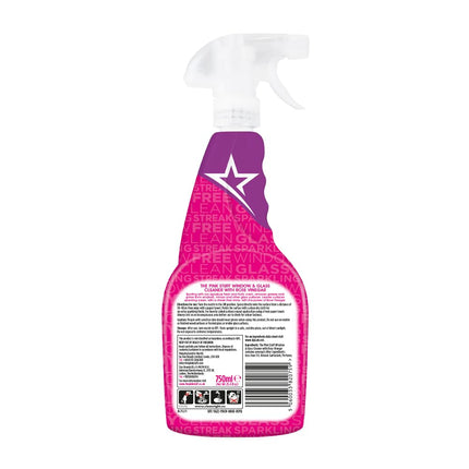 The Pink Stuff The Miracle Window & Glass Cleaner with Rose Vinegar 850ml
