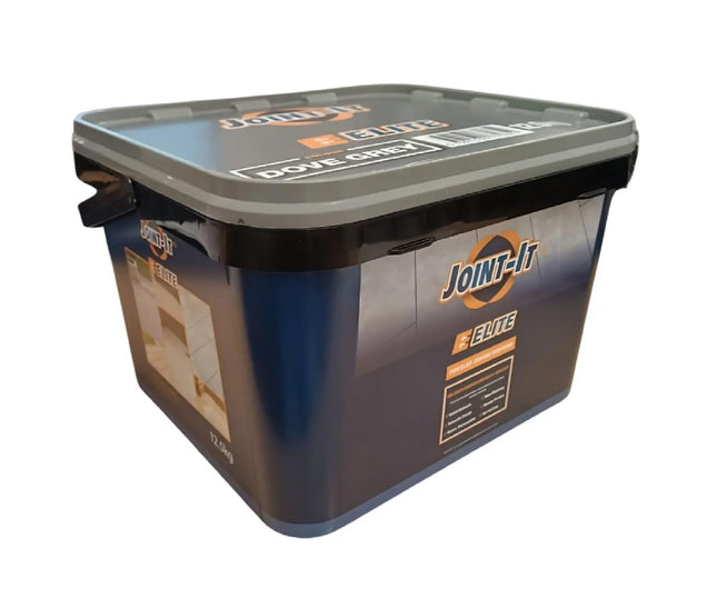 Elite Outdoor tile grout Joint-It for porcelain & smooth natural stone 12.KG Colour- Dove Grey