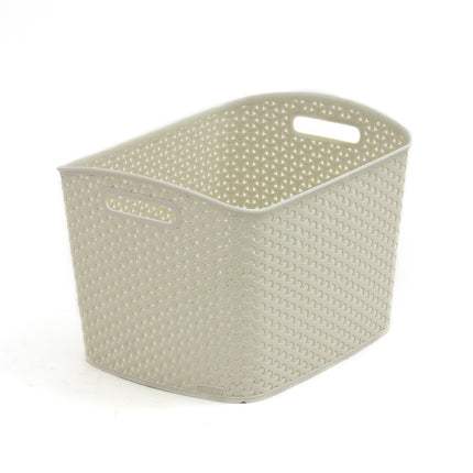 CURVER My Style-Emily Basket, Rattan, Cream, 35 x 25 x 10 cm
