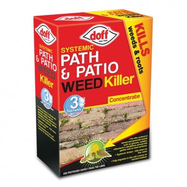 ( x3 ) Doff F-FI-003-DOF Path & Patio Weedkiller 3 Sachet 3x100ml