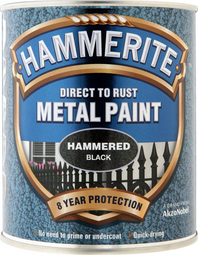 Hammerite Metal Paint Hammered 750ml Black
