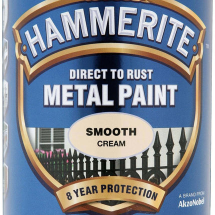 Hammerite Metal Paint Smooth 750ml Cream