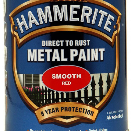 Hammerite Metal Paint Smooth 750ml Red by Hammerite
