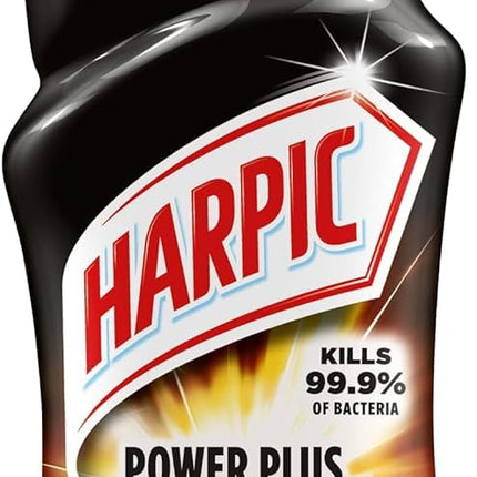 Harrpic Power Plus 10xStrength, Toilet Cleaner Bleach Effective Germ Kill - Box Of 12x750ml