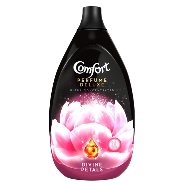 Comfort Perfume Deluxe Divine Petals Fabric Conditioner, Ultra Concentrated, 58 Washes, 870ml - Pack of 6