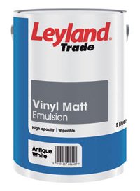 Leyland Trade Vinyl Matt - Magnolia Bs08B15 - 10L