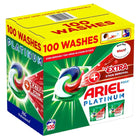 Ariel Platinum Washing Pods 100 Washes 2320G +Extra Stain Removal On top