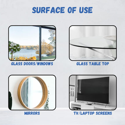 151 Products 3 x 500ml Elbow Grease Glass Cleaner With Vinegar Super Shine Streak Free Cleaning
