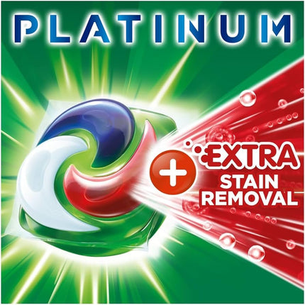 Ariel Platinum Washing Pods 100 Washes 2320G +Extra Stain Removal On top