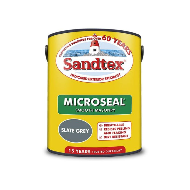 Sandtex 5L Slate Grey Masonry Paint