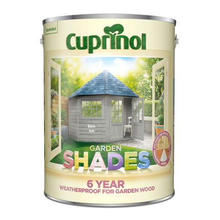 Cuprinol CUPGSBLA5L 5 Litre Garden Shades Paint - Black Ash