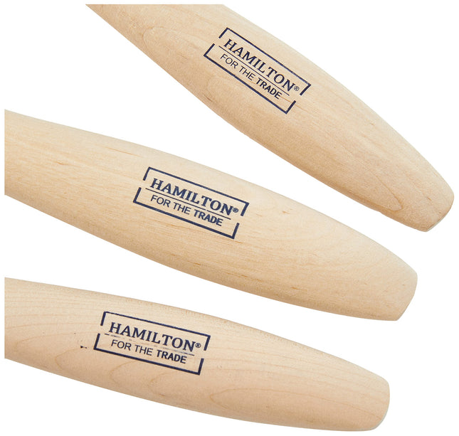 Hamilton for The Trade Flat Tip Paintbrushes Brushes 6 Pack 2 x 1in, 2 x 1.5in, 2 x 2in