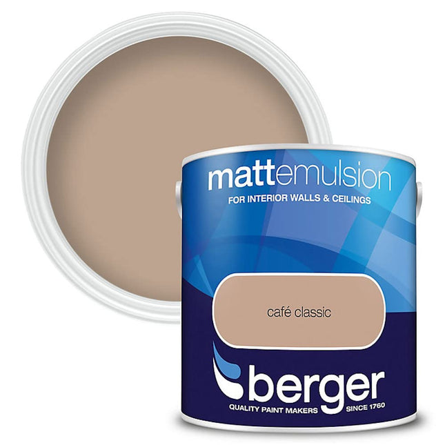 Berger Matt Emulsion 2.5L Cafe Classic
