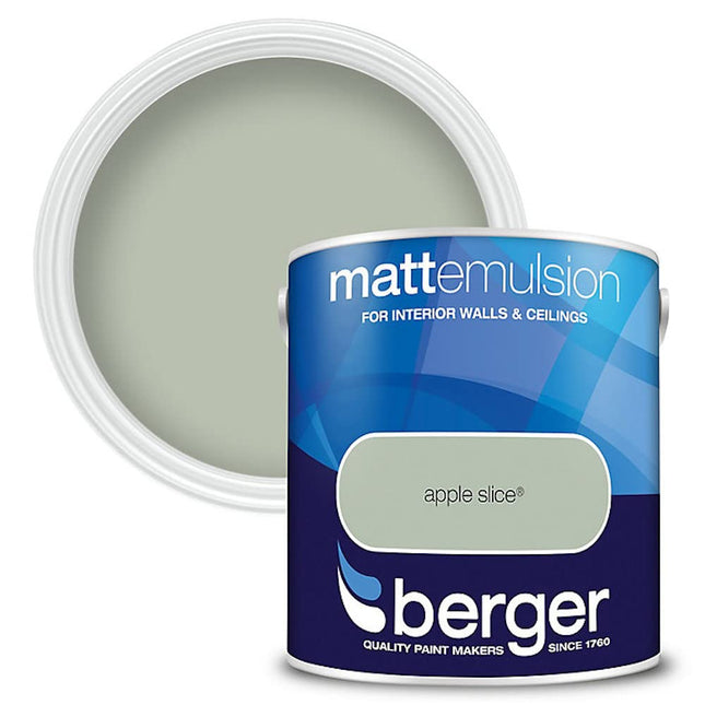 Berger Matt Emulsion 2.5L Apple Slice