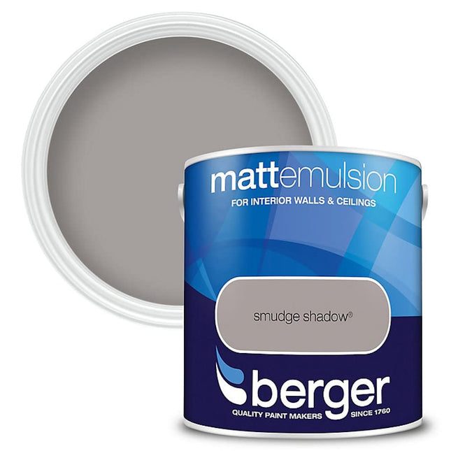 Berger Matt Emulsion 2.5L Smudge Shadow