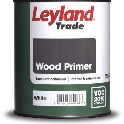 Leyland Trade Wood Primer - White 750ml