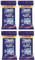 4 x Duzzit Glass Window Mirror Cleaning Wipes by Duzzit
