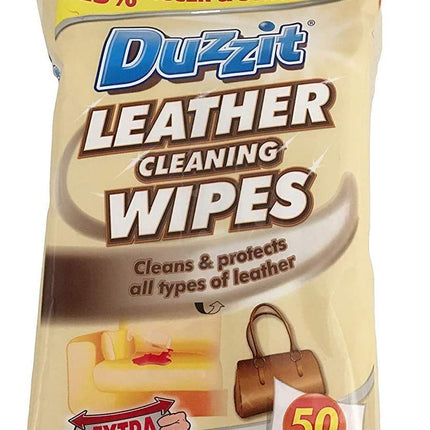 Duzzit 3 x Leather Cleaning Wipes