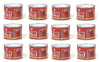 12 x Pillar Box RED Gloss Paint 180ml Non Drip Home DIY For Metal Wood Concrete