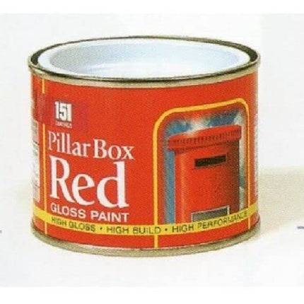 12 x Pillar Box RED Gloss Paint 180ml Non Drip Home DIY For Metal Wood Concrete