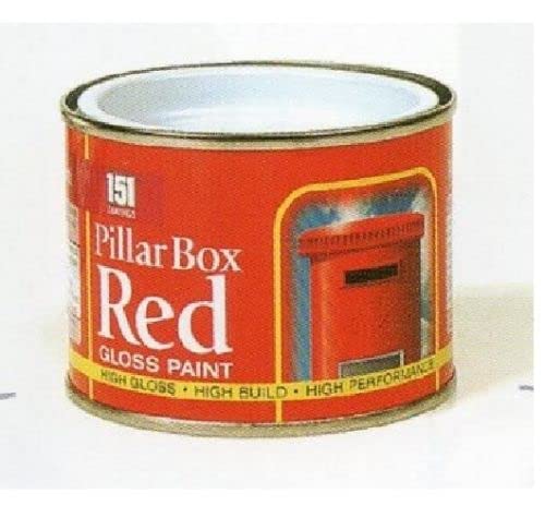 6 x Pillar Box RED Gloss Paint 180ml Non Drip Home DIY For Metal Wood Concrete