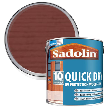Sadolin - Quick Dry Woodstain Mahogany 2.5L