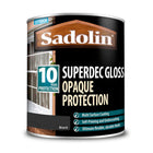 Sadolin 1 Litre Superdec Gloss Opaque Woodstain Black