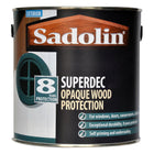 Sadolin Superdec Opaque Wood Protection 5 litre - Super White Gloss