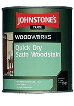 0.75LTR - JOHNSTONE'S WOODWORKS QUICK DRY WOODSTAIN REDWOOD