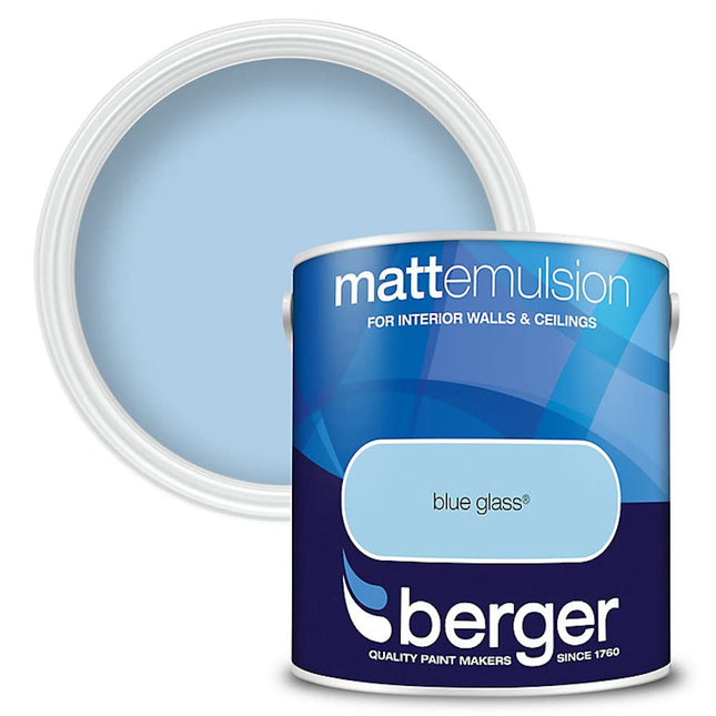 Berger Matt Emulsion 2.5L Blue Grass