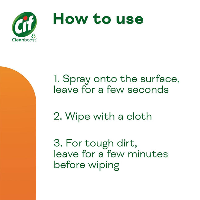 Cif Power And Shine Kitchen Cleaner Spray 700 ml Pack of 3