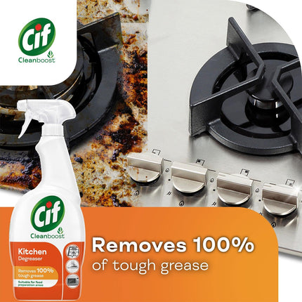 Cif Power And Shine Kitchen Cleaner Spray 700 ml Pack of 3