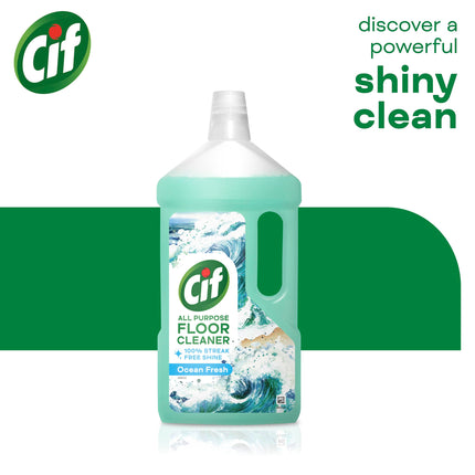 Cif Ocean Floor Cleaner against stubborn dirt for linoleum, vinyl and ceramic tiles 950 ml