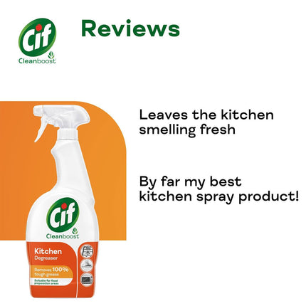 Cif Power And Shine Kitchen Cleaner Spray 700 ml Pack of 3