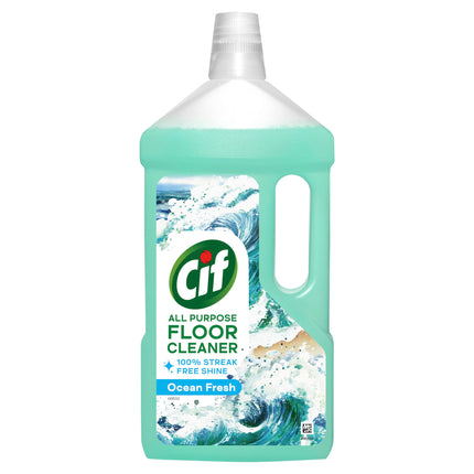 Cif Ocean Floor Cleaner against stubborn dirt for linoleum, vinyl and ceramic tiles 950 ml